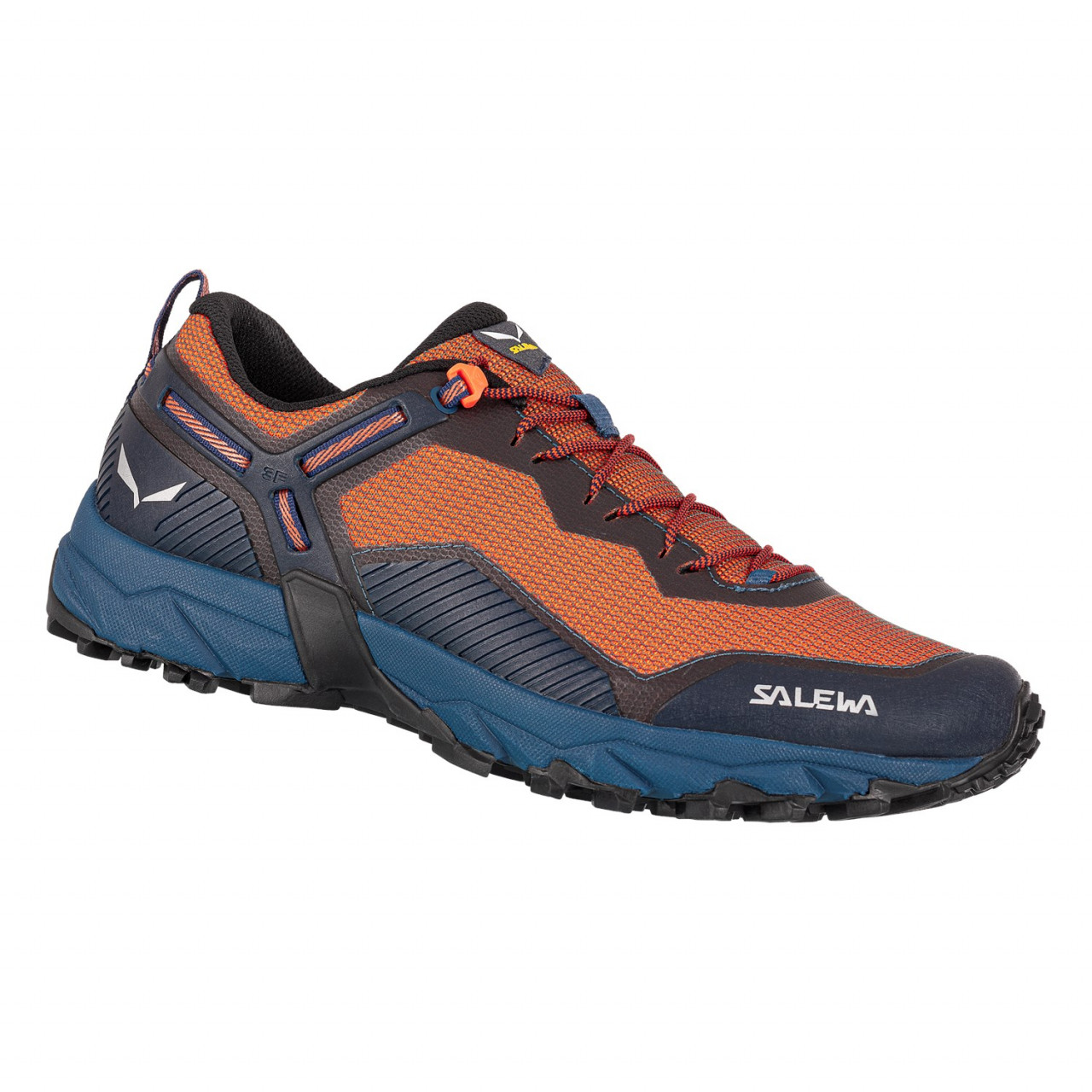 Salewa Men's Ultra Train 3 Hiking Shoes Blue/Navy/Orange XPD-274615